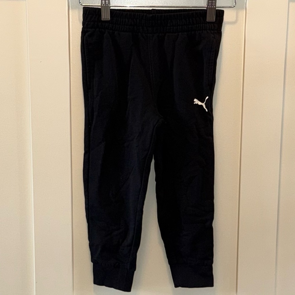 Puma Kids Black Jogger Pants